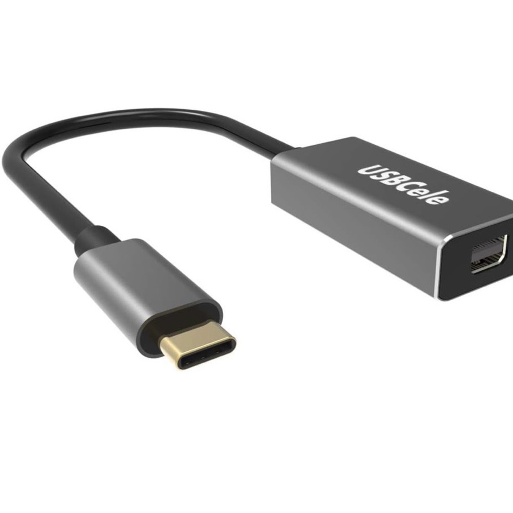 USB-C to Mini DisplayPort Adapter, USB Type C to Mini DP 4K Cable - New